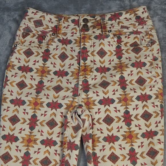 Free People We The Free 29 Aztec Skinny Jeans Women's Size 26 Southwest - Picture 2 of 14